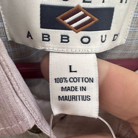 Joseph Abboud men’s button down dress shirt size L - Picture 5 of 9